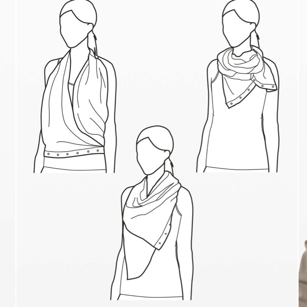 Lululemon Vinyasa Scarf *Modal in Black - Picture 5 of 9